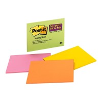 Post-it Super Sticky Lined Note Pad 660-SS 101mm x 152mm 90 Sheets